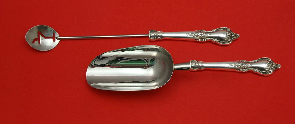 Juego de barras de plata esterlina Delacourt by Lunt 2 piezas HHWS hechas a medida Foto 1 de 1