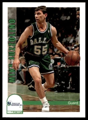 1992-93 Hoops Michael Iuzzolino Dallas Mavericks #48 - Image 1 of 2