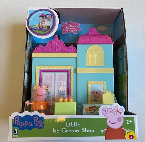 Peppa Pig Little Ice Cream Shop Includes Peppa Figure & Accessories New Sealed Cover