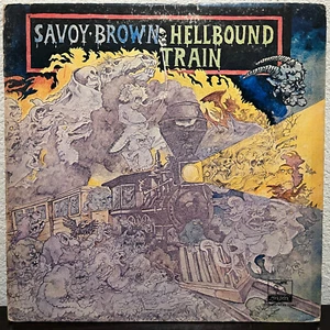 SAVOY BROWN - Hellbound Train (1972) - 12" Vinyl Record LP - VG+ - Picture 1 of 4
