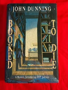 Booked to Die by John Dunning TRUE 1st edition/1st printing Ex Library READ R2 - Picture 1 of 7