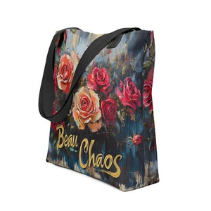 Rose Graffiti V23 Beau Chaos Tote Bag - Picture 1 of 1