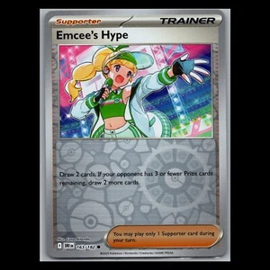 Destined Rivals - Emcee's Hype - 163/182 - Reverse Holo - TCG Pokemon Karte - Bild 1 von 1