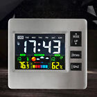 Humidity Color Screen Wireless Office Voice Control Alarm Clock Weather Station