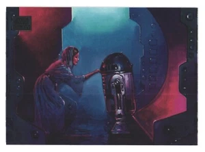 2024 Topps Star Wars Galaxy Chrome 90 You Are our only Hope Princess Leia R2-D2 - Picture 1 of 2