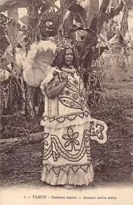 Polynésie - TAHITI - Costume ancien - Ed. R. P. - Foto 1 di 2