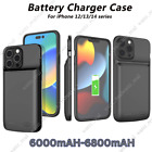 6800mAH Battery Charger Case Power Bank Cover For iPhone 11 12 13 14 15 XR X 8 7