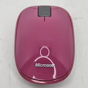 Microsoft Explorer Touch Mouse Model 1490 USB Wireless Pink USED - Picture 1 of 11