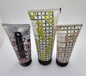 Beekman 1802 Latte di Capra Creme Mani *LEGGI* Pompelmo Lavanda Giglio Lotto di 3 - Foto 1 di 8