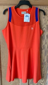 PENQUIN GOLF LADIES STUNNING BRIGHT ORANGE GOLF DRESS BNWT SIZE X LARGE - Picture 1 of 11