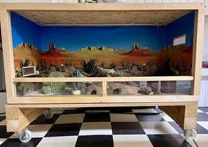 Terrarium 120x60x60 inkl. Thermo Control Pro II, Heizmatte, LED-Beleuchtung, etc - Bild 1 von 10