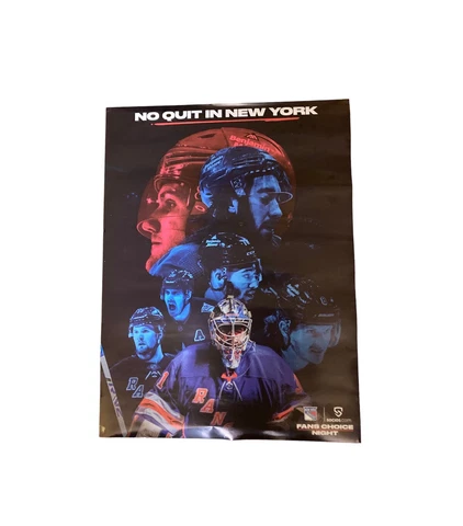 New York Rangers Socios Poster Giveaway Cover