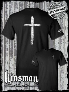Camiseta Crucifijo Envejecido Cruz 2 Caras / Católico Cristiano Jesús Dios Fe - Imagen 1 de 11