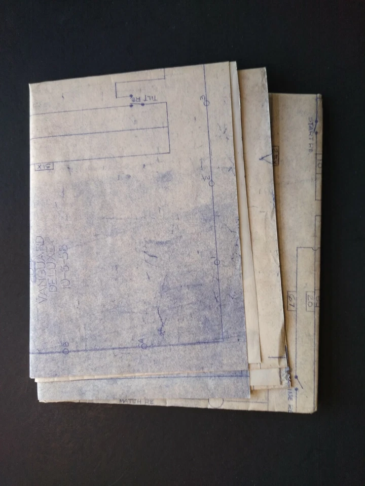 Vanguard Deluxe Arcade Wiring Diagram Schematic 1958 Rifle Gun Game - Image 1 of 4