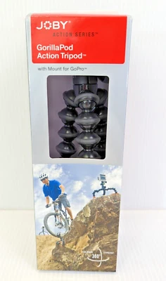 JOBY GorillaPod 500 Action Tripod Black/Red Camera Mount Alum Ball Head & Level - Image 1 of 4
