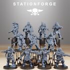 RoyalGuard Commandos - StationForge - (Miniature Tabletop Wargame Minis)