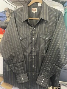 Men’s Xxl ElyCattleman Snap Down Shirt Euc Never Worn - Picture 1 of 3