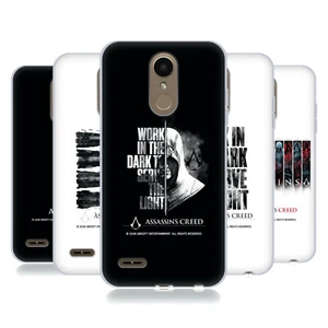 FUNDA OFICIAL DE GEL SUAVE TIPOGRAFÍA ASSASSIN'S CREED LEGACY PARA TELÉFONOS LG 2 - Imagen 1 de 12