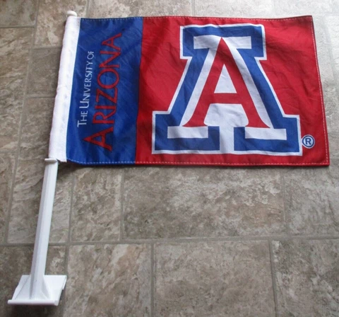 Arizona Wildcats DOUBLE SIDED CAR FLAG ! FREE SHIPPING ! FAST SHIPPING ! Cover