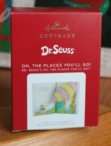 Hallmark 2021 Keepsake Ornament ~ Dr Seuss Oh, The Places You'll Go - NEW - Picture 1 of 4