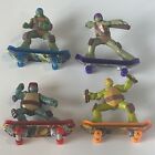 Lot de 4 figurines de skateboard Teenage Mutant Ninja Turtles 2013 McDonalds