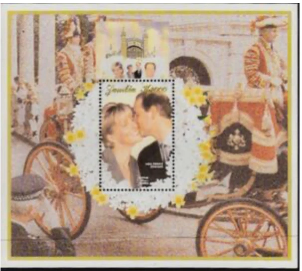 Zambia #MiBl55 MNH S/S 1999 Edward Sophie Wedding Carriage [838] - Image 1 of 1