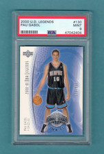 PAU GASOL 2000-01 UD LEGENDS RARE REDEMPTION RC # /500 NEW PSA 9 MINT POP 12 HOF