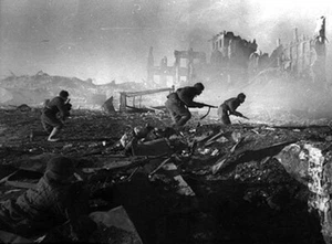 8x6 Gloss Photo ww5065 World War 2 Pictures Russian Stalingrad Assalt 09 - Picture 1 of 1