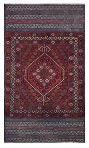 Sarplas handmade Tribal Geometric Rug 3 x 5 Ft SR IO48 - Picture 1 of 7