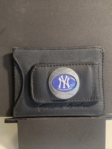 New York Yankees Magnetic Money Clip Wallet Rare Cover