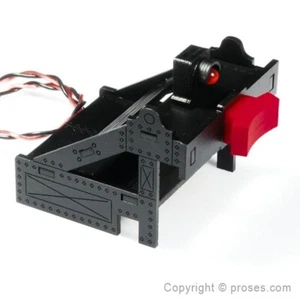 NEW! 4 PACK OF O GAUGE BUMPERS WITH LIGHT - Picture 1 of 1