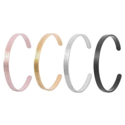 Ayatul Kursi Sutra Cuff Bracelet Stainless Steel Personality Islamic Jewelry - Image 1 of 4