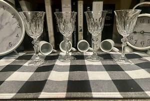 Bohemia Crystal-Crystalex Wine Glasses Set of 4 (A11) - Picture 1 of 5
