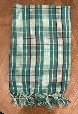 Lightweight Woven Indian Hair Towel 22" x 44" Green - A0312 - image 1 of 3