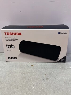 Toshiba TY-WSP70 fab Portable Bluetooth Speaker Black NEW Great Sound - Image 1 of 4