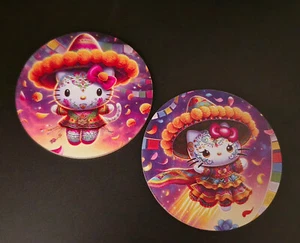 Auto Untersetzer - NEU 2er Set - entzückendes Hello Kitty - Bild 1 von 4