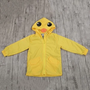 Summer Baby Boy Girl Duck Waterproof Cute Cartoon Hoodie Zipper Coat Outfit(120) - Picture 1 of 10