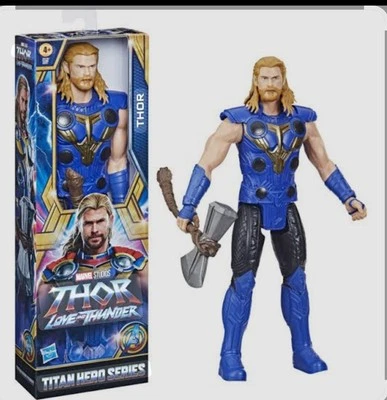 THOR Marvel Avengers Titan Hero Series Thor Love & Thunder 12” Nueva caja dañada Foto 1 de 3