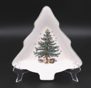 Nikko Christmastime 9" Serving Tray Christmas Tree Platter Plate Dish Japan - Picture 1 of 13