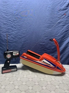 "Rara moto acuática Kawasaki RC de colección de SHINSEI Corp Japón con transmisor modelo a escala de 15""" - Imagen 1 de 20