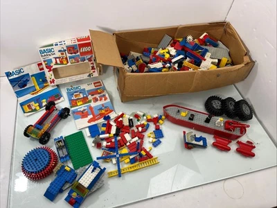 LEGO BASIC 517 (1987) , Plus 10+ Pounds Of Vintage Pieces - Image 1 of 4