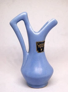 Vintage Rotkehlchen Ei blau Carmark Keramik Mini Krug mit alter Note - Bild 1 von 5