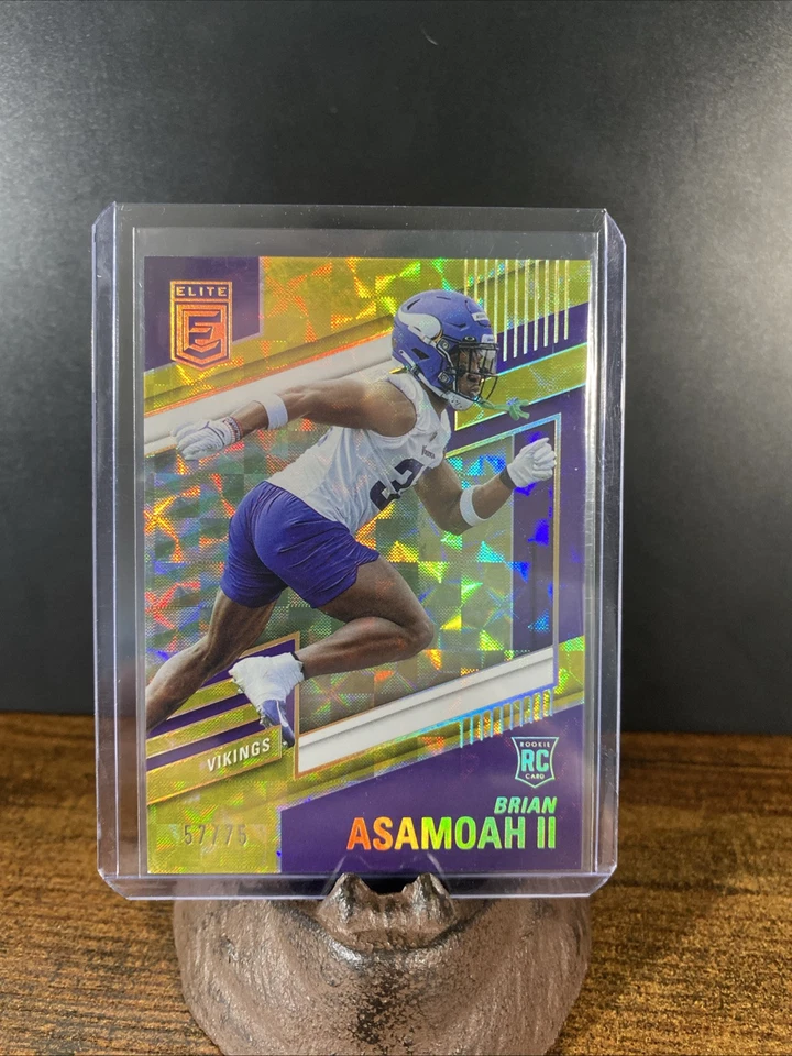 2022 Panini Donruss Elite - Rookies Yellow #199 Brian Asamoah II /75 (RC) - Image 1 of 3