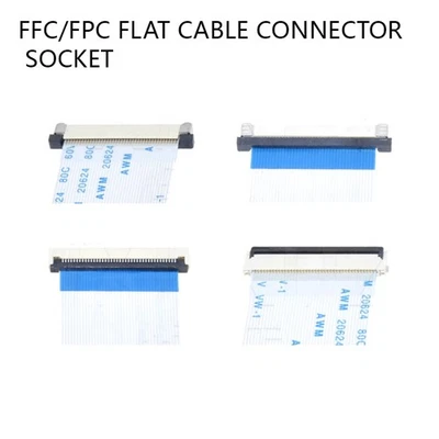 Flat Cable Connector Socket 4 Pin to 40 Pin Top/Bottom 0.5mm/1.0mm Pitch FFC/FPC - Image 1 of 4