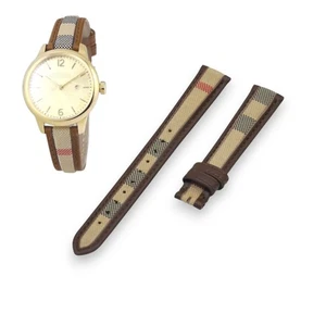 BU10114 14mm Leather Strap For Burberry - Picture 1 of 7