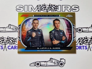 2022 Topps Chrome F1 Williams Constructor Coalition Gold Refractor 28/50 #CC-WR - Picture 1 of 2