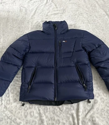 RLX Ralph Lauren Men's Navy and Blue Jacket Size M Full Zip - Image 1 of 3