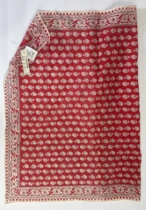 "Pañuelo cuadrado 100 % algodón MADEWELL de 21,5"" etiquetas nuevas color tropical: beige coral" - Imagen 1 de 8