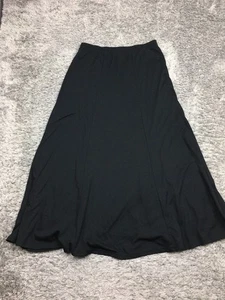 Weekender Maxirock Damen Größe Medium Schwarz Zum Überziehen Elastischer Bund 696 - Bild 1 von 12
