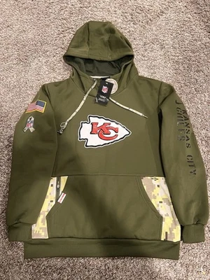 Sudadera con capucha militar mediana para hombre Kansas City Chiefs Salute To Service Foto 1 de 4